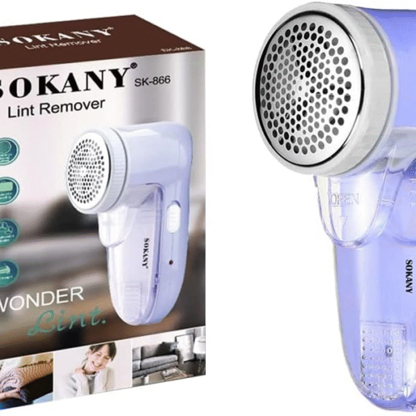 ماكينة ازالة وبر كهربائية قابلة لاعادة الشحن من سوكاني SK-866، شفرات ستانلس ستيل قابلة للاستبدال، تعمل بالبطارية، تزيل زغب الملابس وكرات الوبر والحبوب والكرات