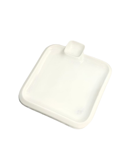 طبق تقديم بورسلين بالبولة كبير من رينامورا