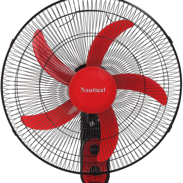 مروحة حائط 5 شفرات (43 سم) موديل AM-1812-N من نوتيكال أسود 100 واط