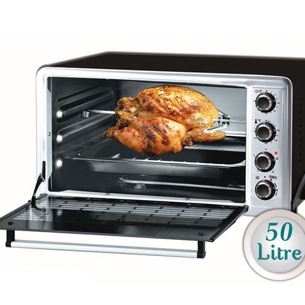 فرن كهربائي لوكسيل  50 لتر مزود بشواية و مروحة luxell 5050