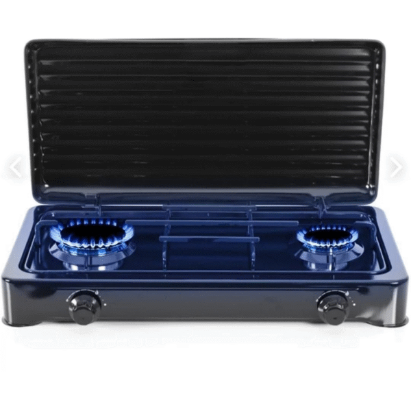 موقد غاز محمول اثنين من الموقد ، قابلة للطي برازير ، لوازم التخييم والمشي ، اكسسوارات المعدات في الهواء الطلق من لومابيلا