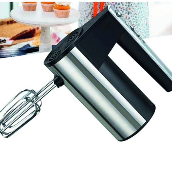 مضرب يدوي لومابيلا كهربائي ، 5 سرعات ، 300 وات - أسود فضي