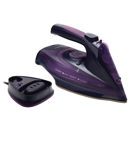 مكواة بخار لاسلكية بقدرة 2400 وات مع خزان مياه بسعة 370 مل lb_6015