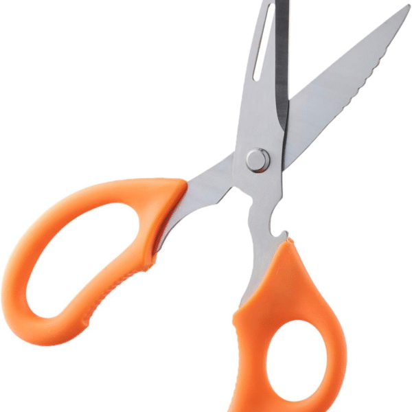 مقص مطبخ ستانلس ستيل بيد بلاستيك للاستخدام مفك و فتاحة